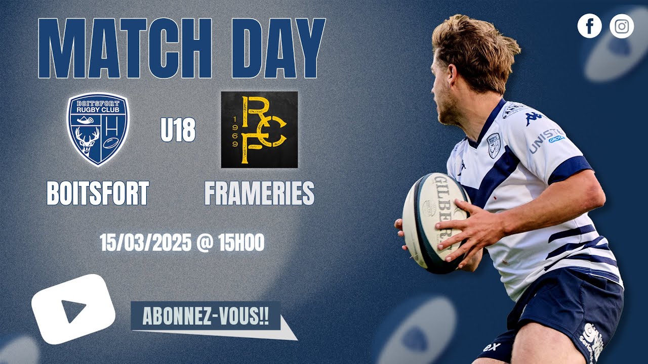 Boitsfort vs Frameries - U18 - Live (15-03-2025)