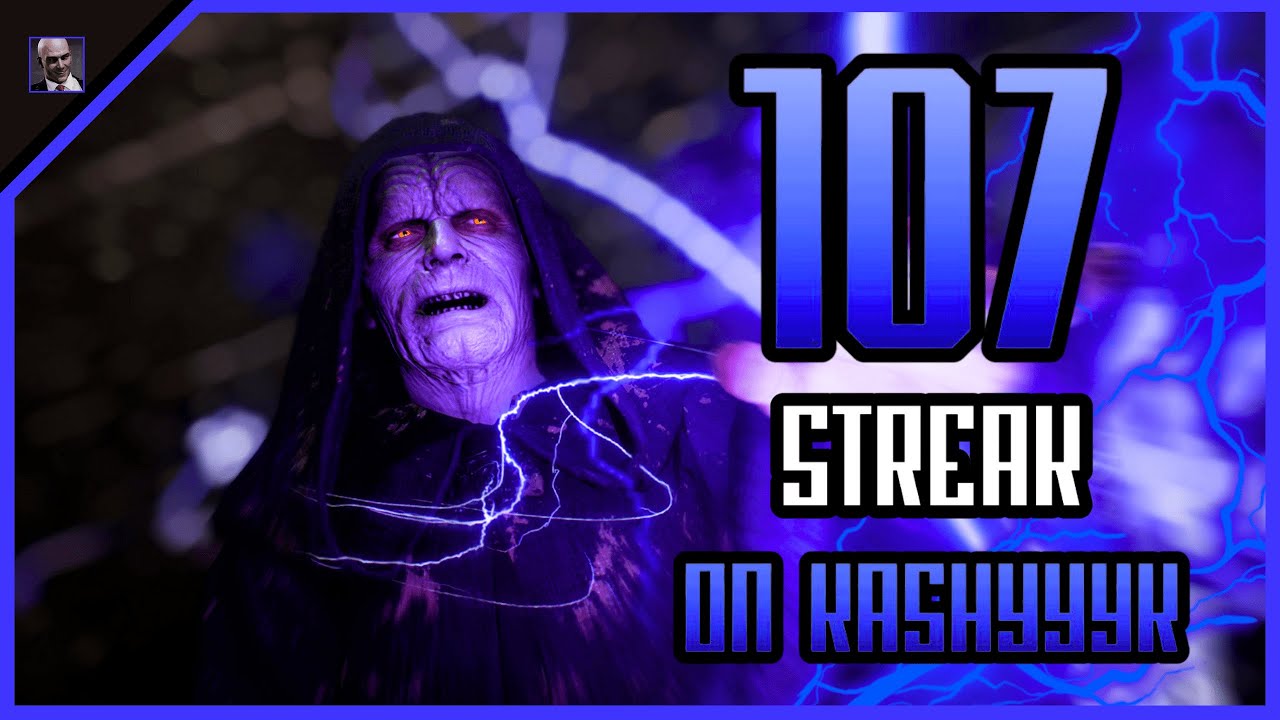 Star Wars Battlefront 2 |  Emperor Palpatine 107 Killstreak on Kashyyyk