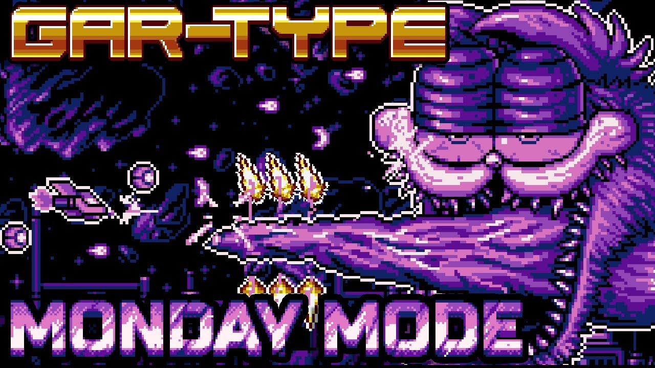 GAR-TYPE - Monday Mode Clear + Secret Ending (No-Hit)