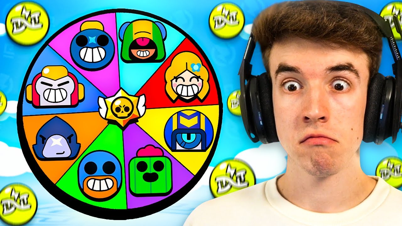 LA RULETA DECIDE QUE BRAWLER con MUTACION USO en BRAWL STARS