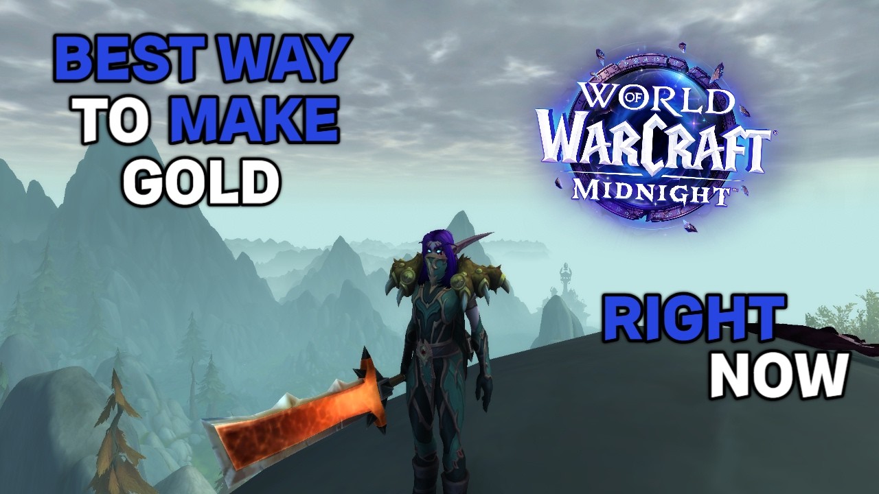 Как лучше всего ЗАРАБОТАТЬ ЗОЛОТО в WoW Midnight прямо сейчас?