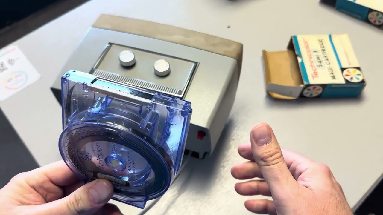 Technicolor MagiCartridge Projector IT WORKS!! (Kinda) 📽️