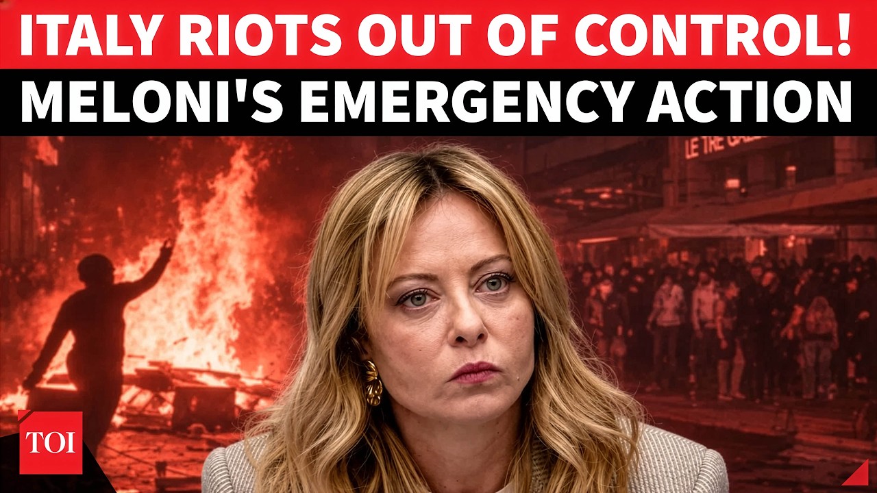 Milan Under Siege! Riots Force Meloni To Deploy More Soldiers; Looting, Clashes Leave Italy Reeling