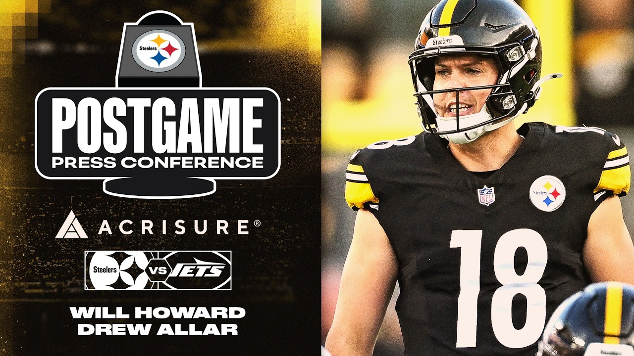 Will Howard & Drew Allar Postgame Press Conference (Preseason Week 2 vs Jets) | Pittsburgh Steelers