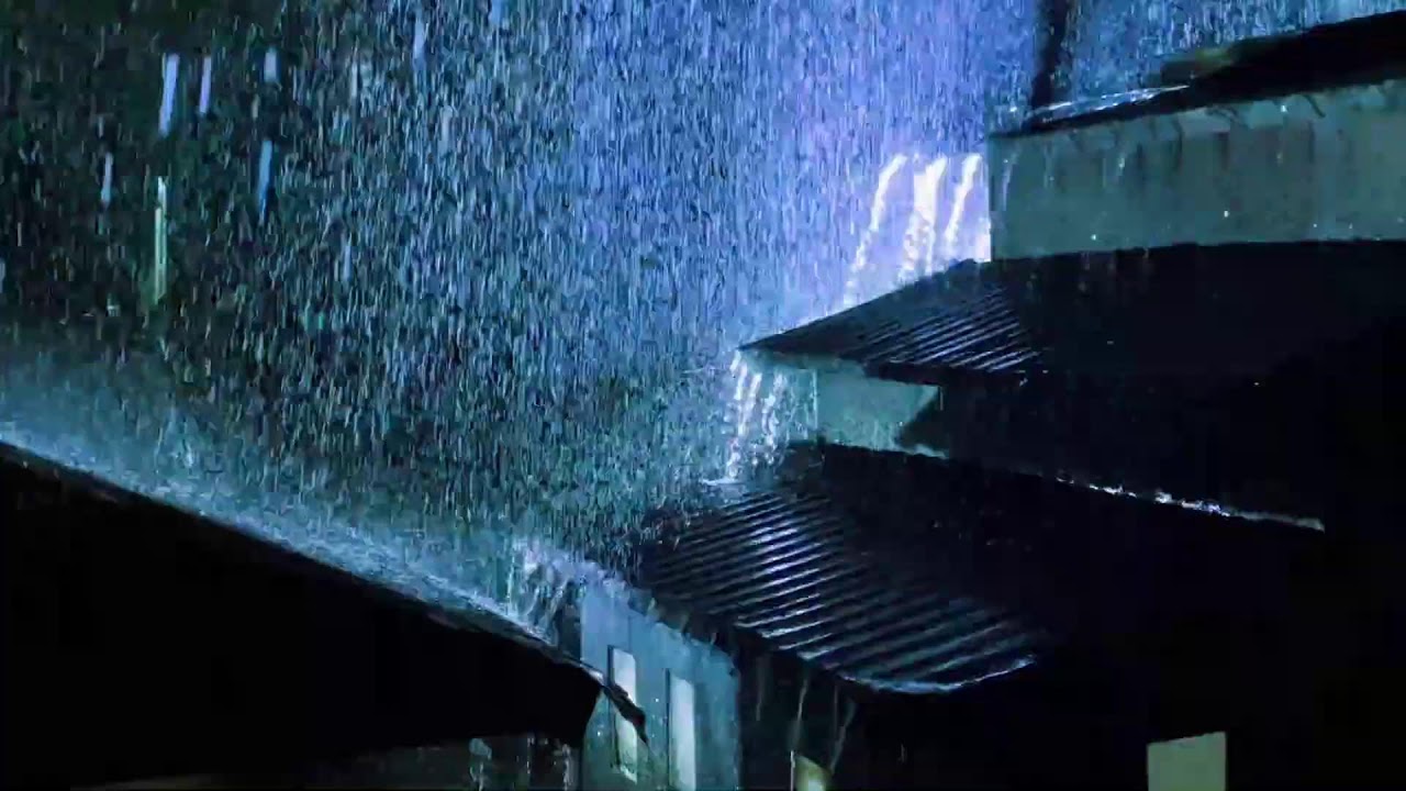 Ultimate Rainstorm on Tin Roof with Thunder ⛈️ Deep Sleep in Minutes | Insomnia Relief & Relaxation