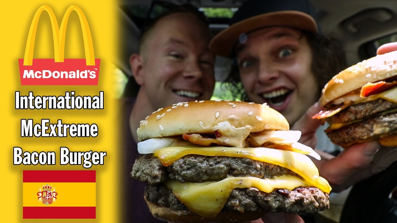 McDonald's International McExtreme Bacon Burger From Spain