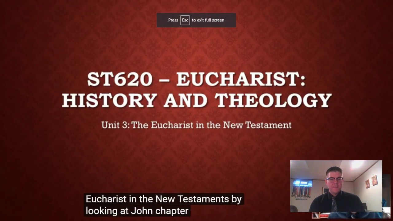 The Eucharist and the Early Church Fathers - Part I