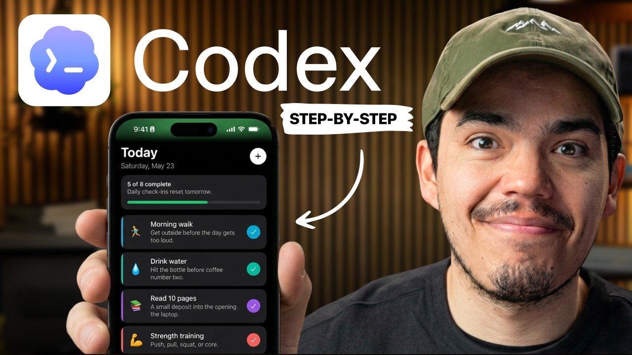 Создайте свое первое приложение с помощью Codex (опыт не требуется)