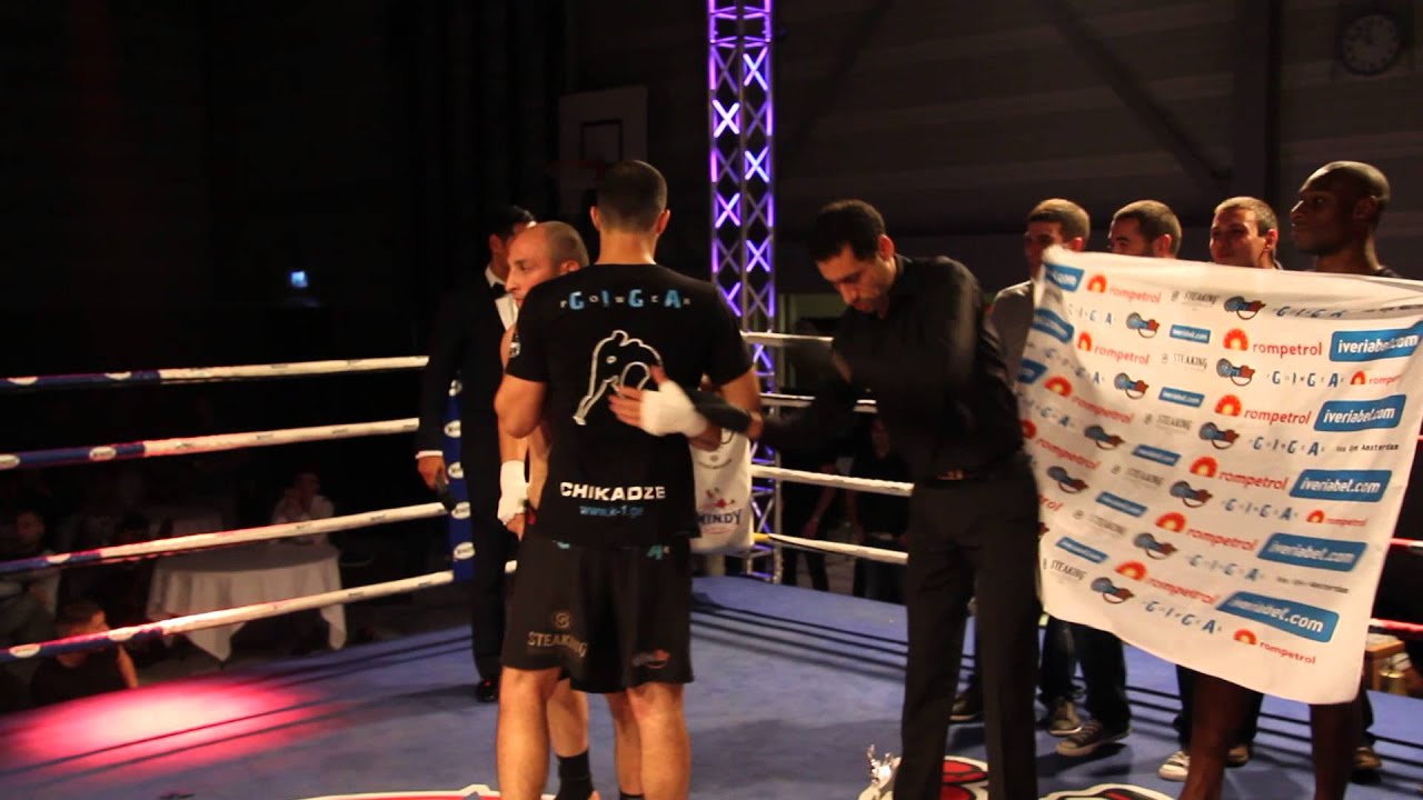 GIGA CHIKADZE won his fight on FIGHTFANS 4 OCT 2014 Amsterdam