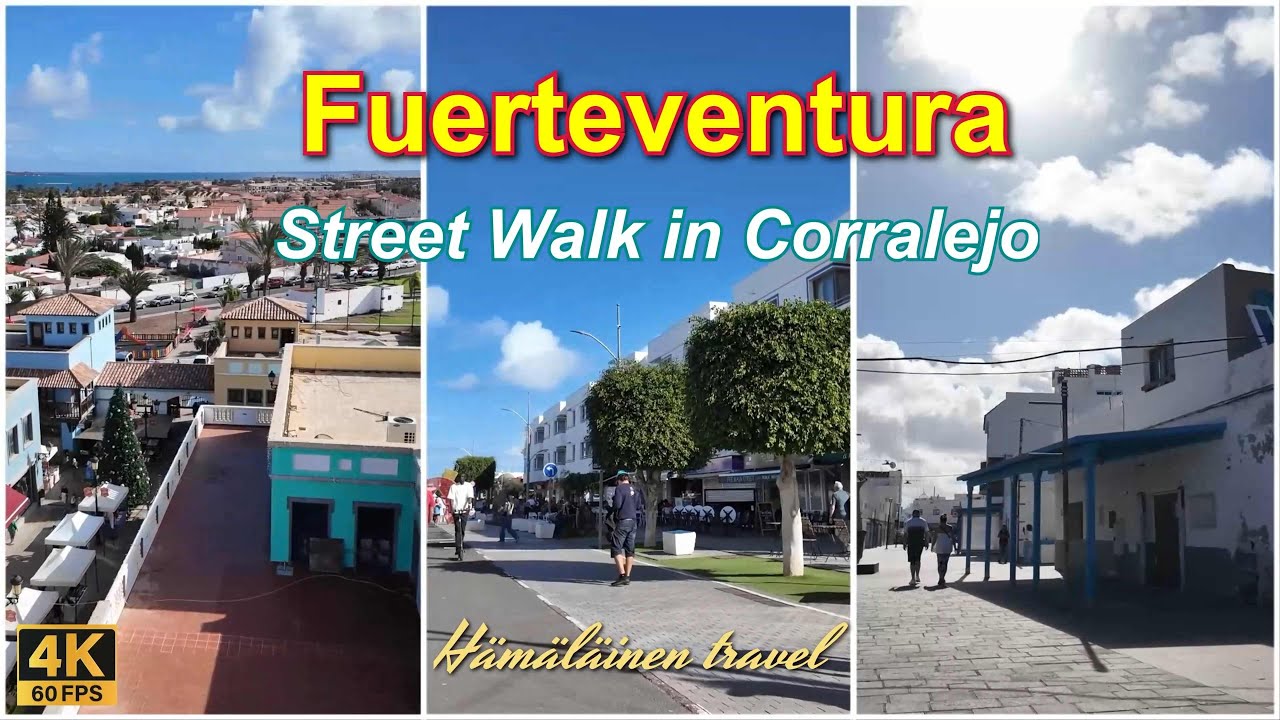 A Peaceful Walk Through the Streets of Corralejo