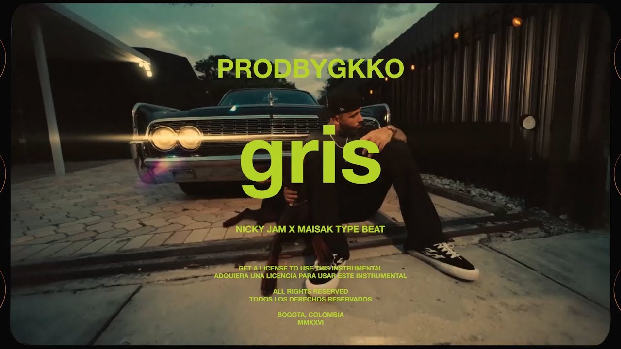 Nicky Jam x Maisak x Feid Type Beat "gris" Reggaeton Instrumental 2026 | PRODBYGKKO