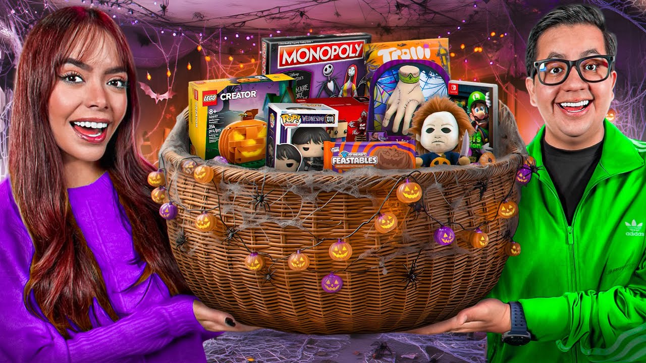 COMPRAMOS TODOS ESTOS REGALOS PARA UNA SORPRESA DE HALLOWEEN !!!