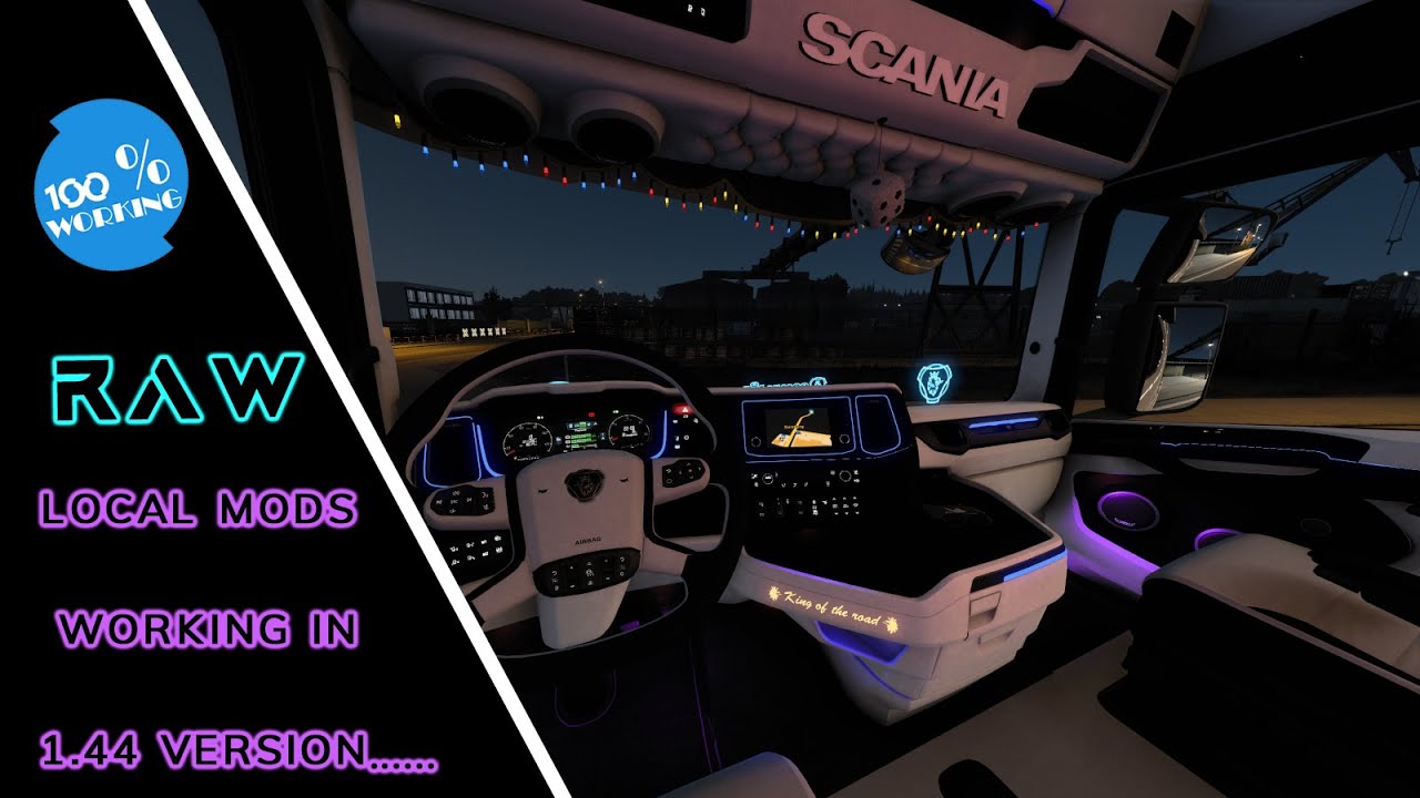 How to play with local mods after 1.44 update in ETS2? | ETS2 profile run problem solved #ets2 #raw