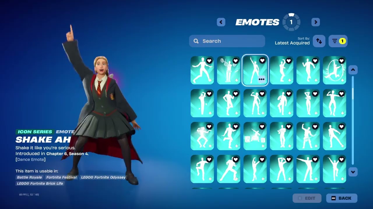 Fortnite Icon Series Emotes & Dances (All Chapters) (Part 1)