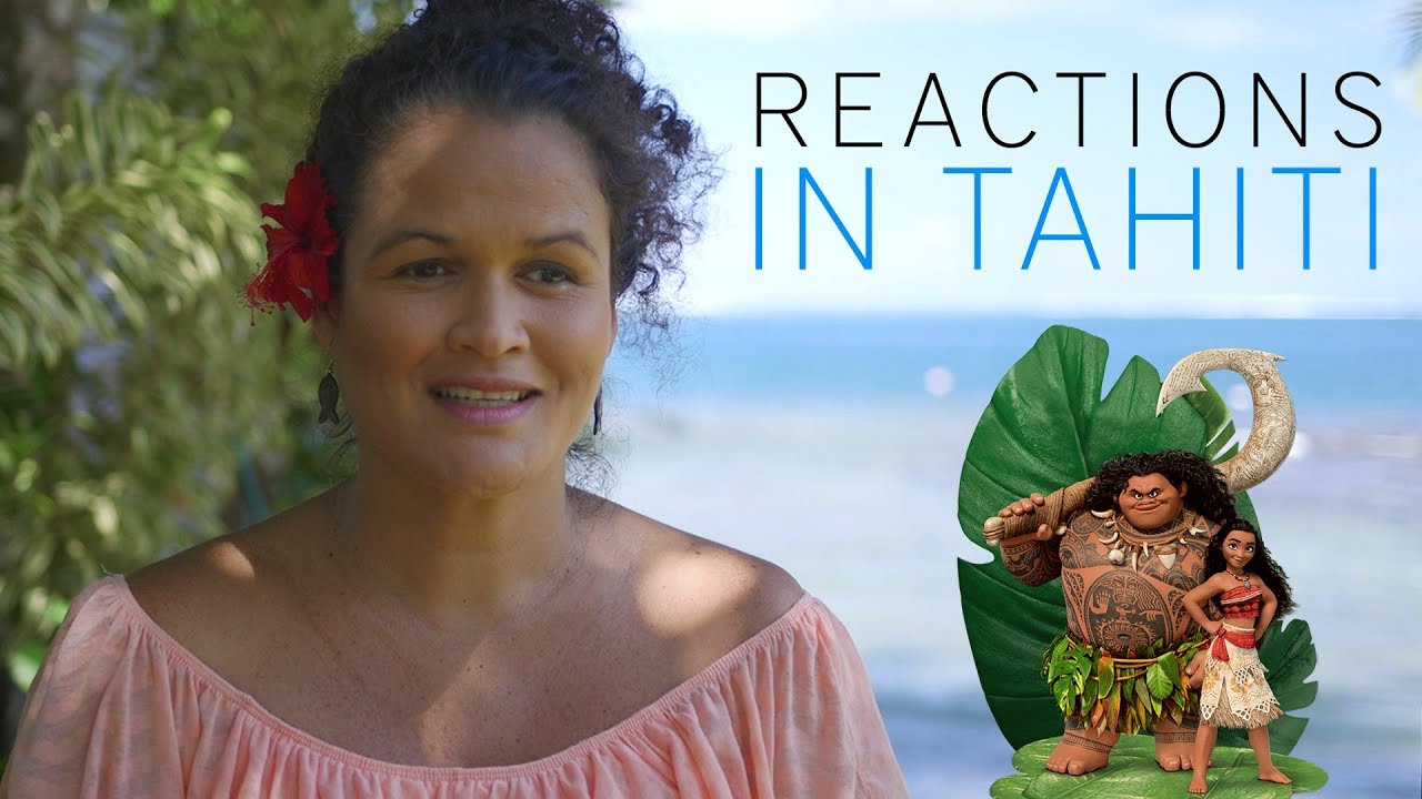 DISNEY MOANA - REACTIONS IN TAHITI