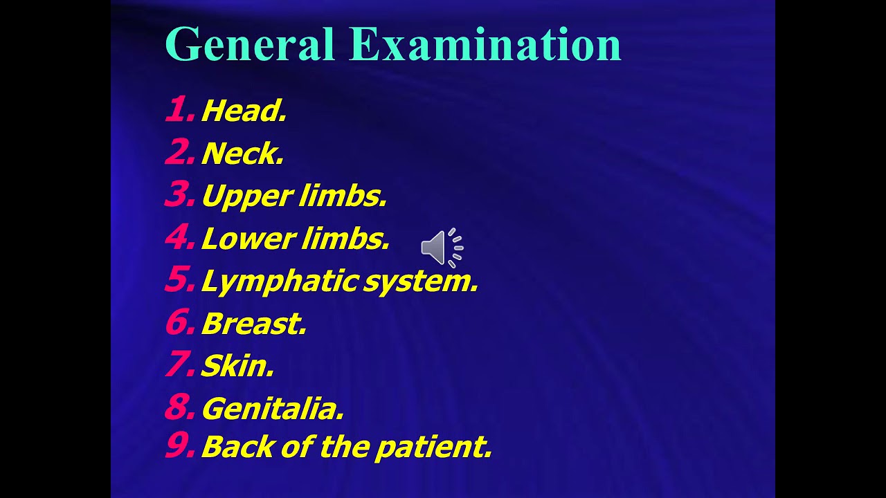 General Examination By / Dr . Reem Mahmoud