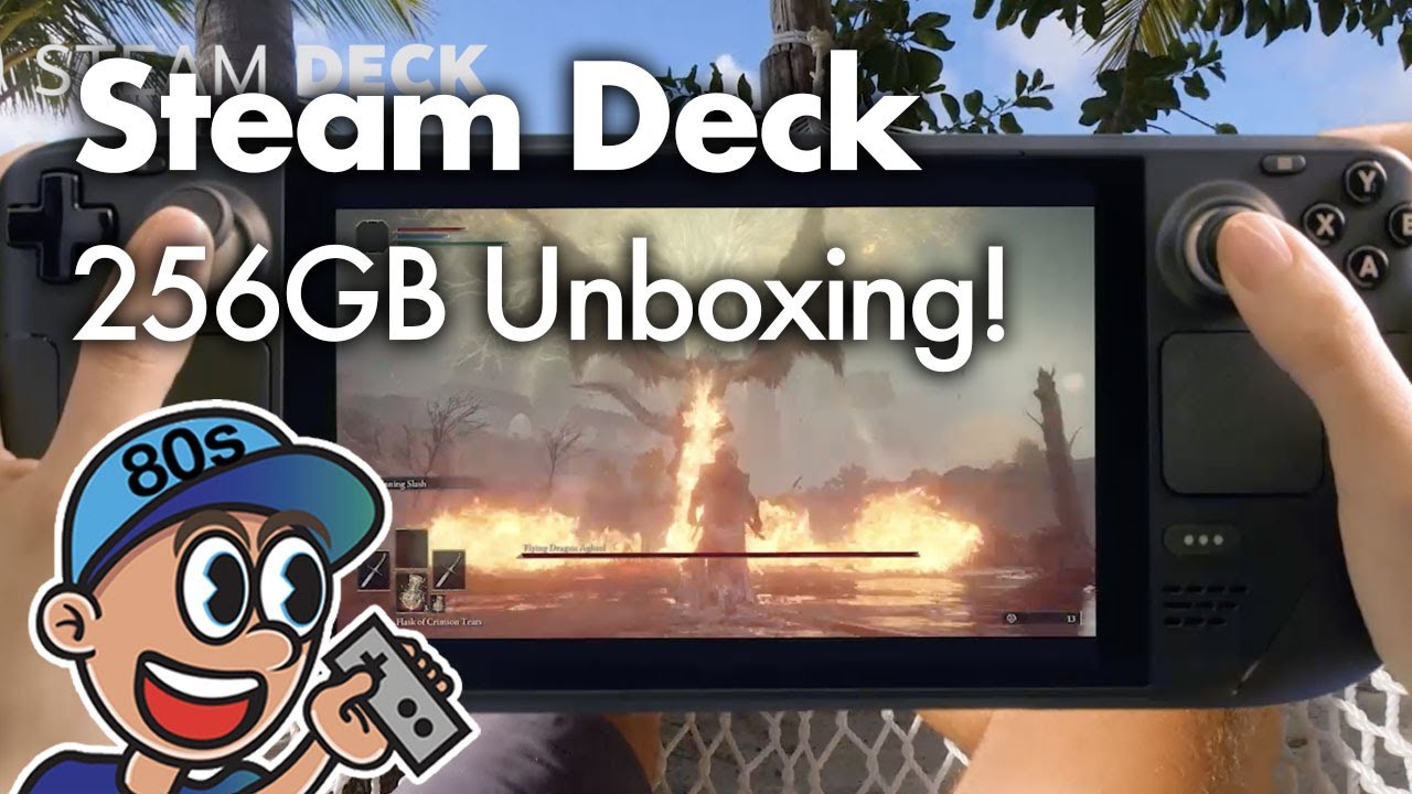 Распаковка Steam Deck 256 ГБ