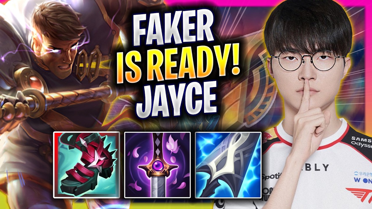 FAKER IS READY TO PLAY JAYCE! - T1 Faker Plays Jayce MID vs Ryze! | Season 2026