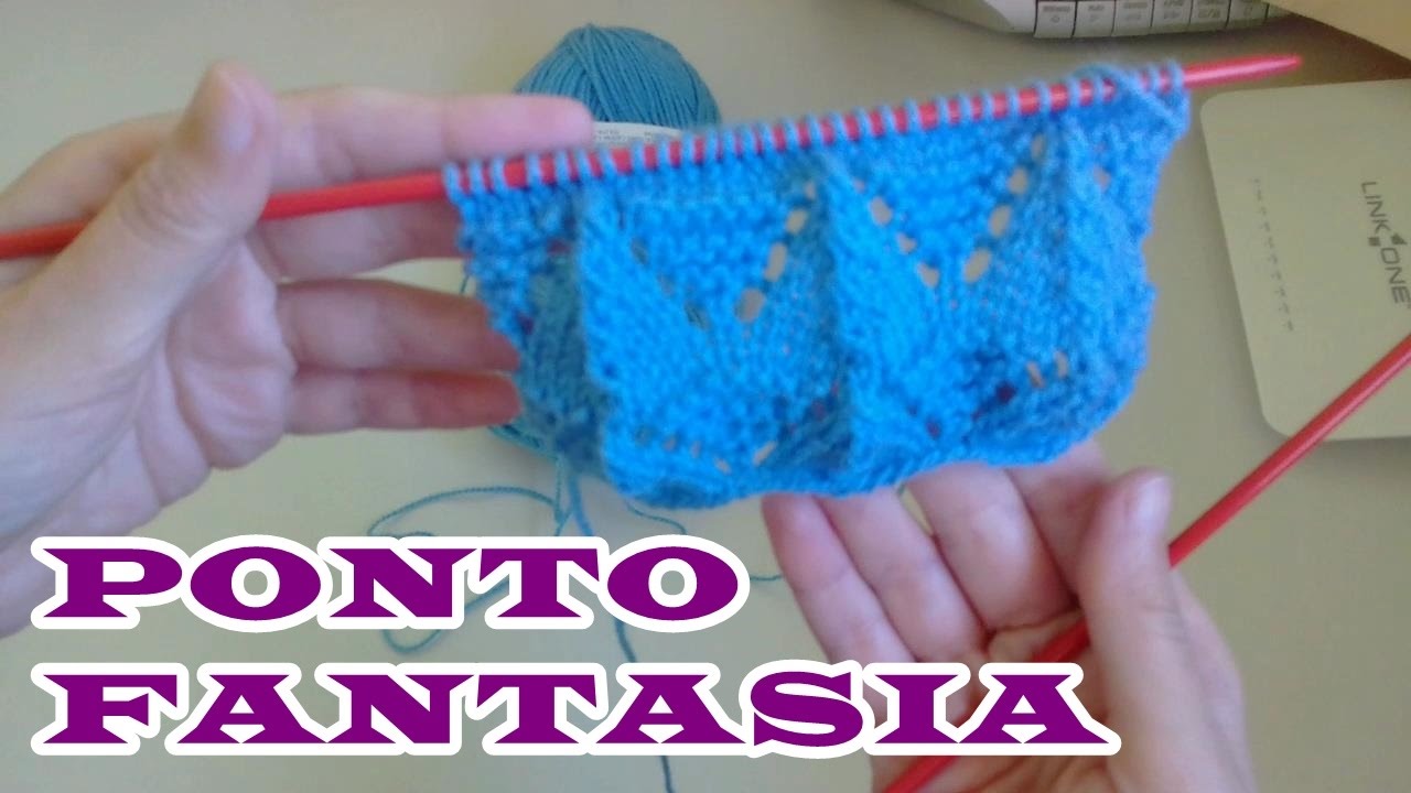 Ponto Fantasia em Tricô - N°1 -  Crys Tricô!