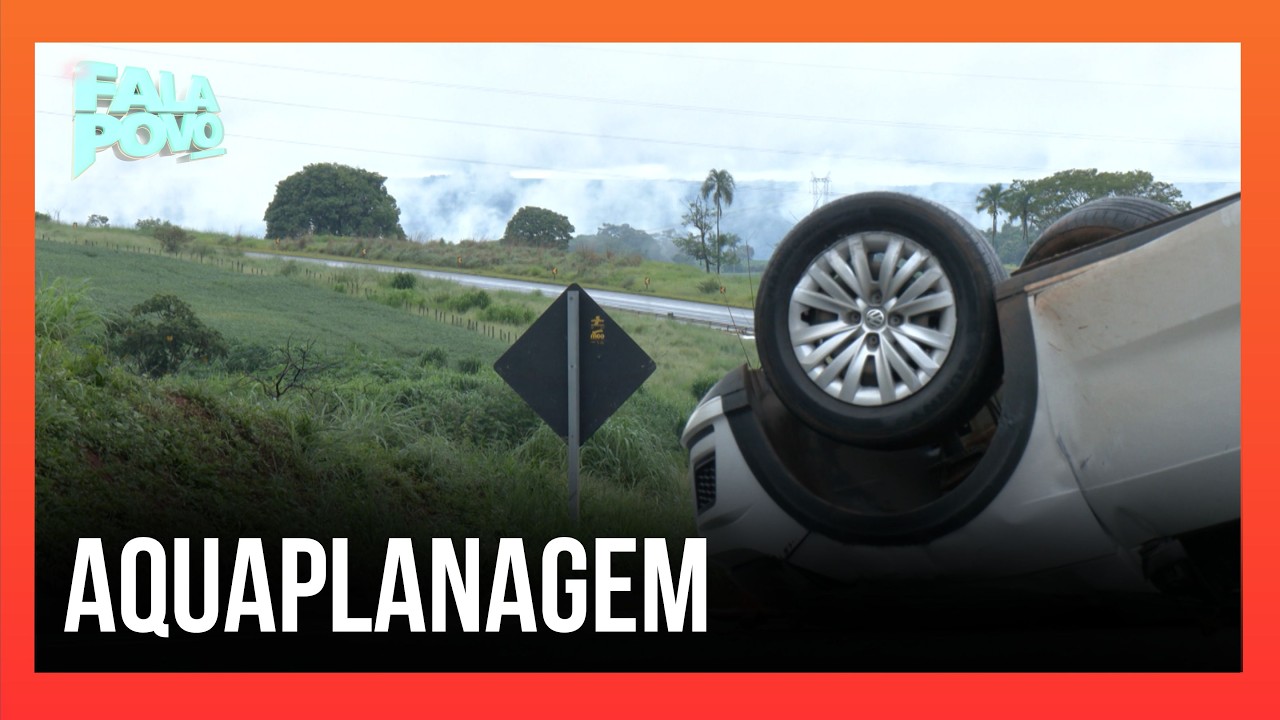Aquaplanagem: reduzir a velocidade, qualidade do pneu e manutenção do veículo são boas dicas