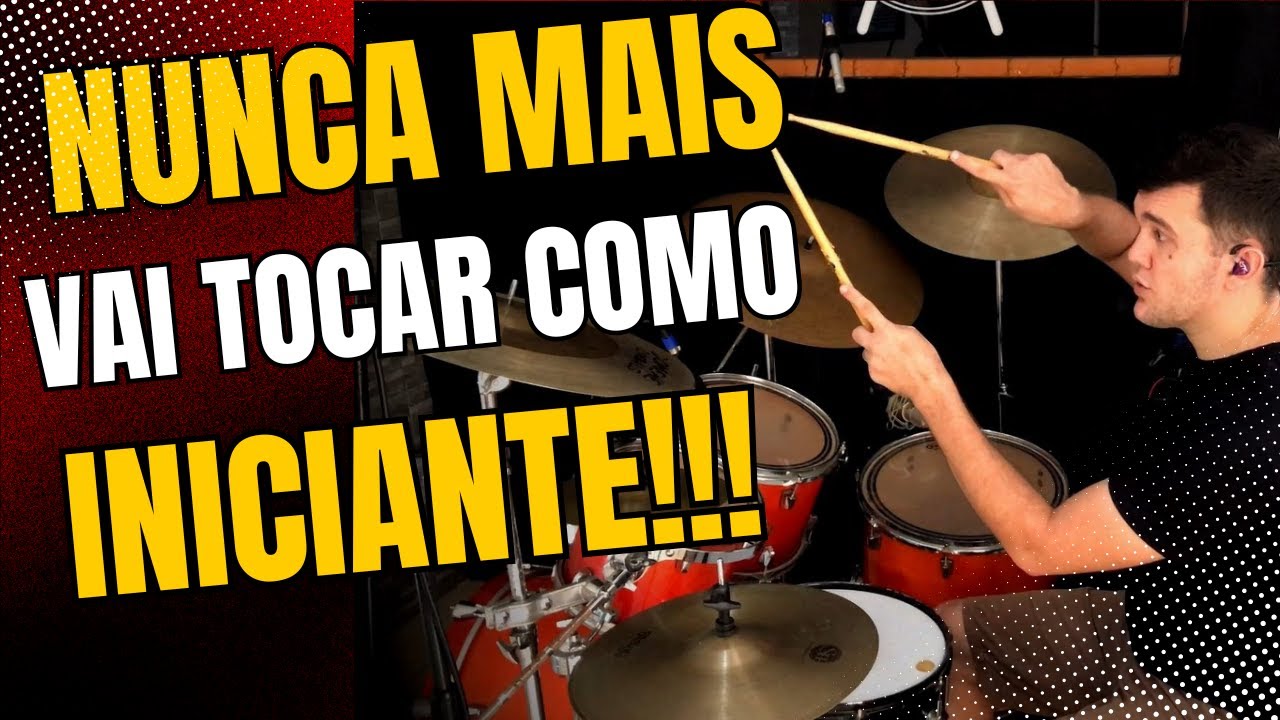 5 DICAS INCRÍVEIS DE COMO DEIXAR DE SER INICIANTE NA BATERIA! 🔥🥁😱