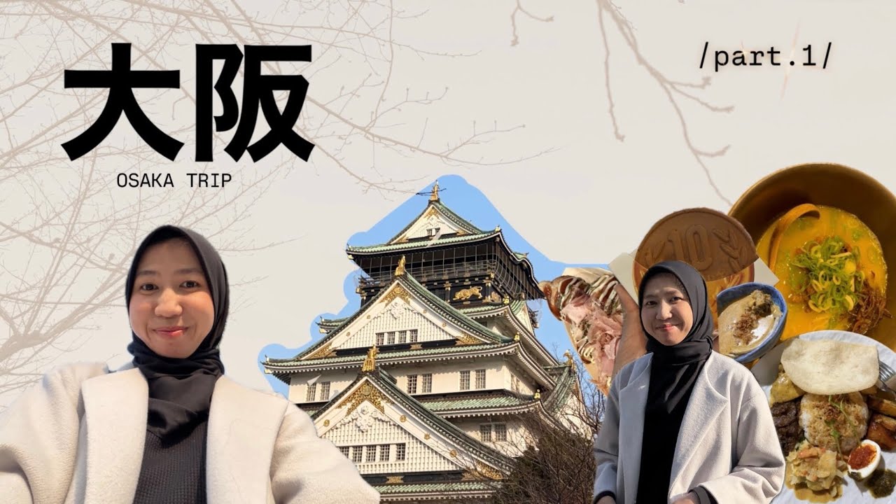 Solo Trip Vlog in Osaka - Part.1 #AmateurVlog