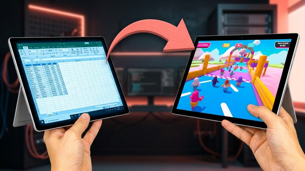 Du gaming avec une Surface Pro 7? (Fall Guys, Fortnite....) ft Steamkeys