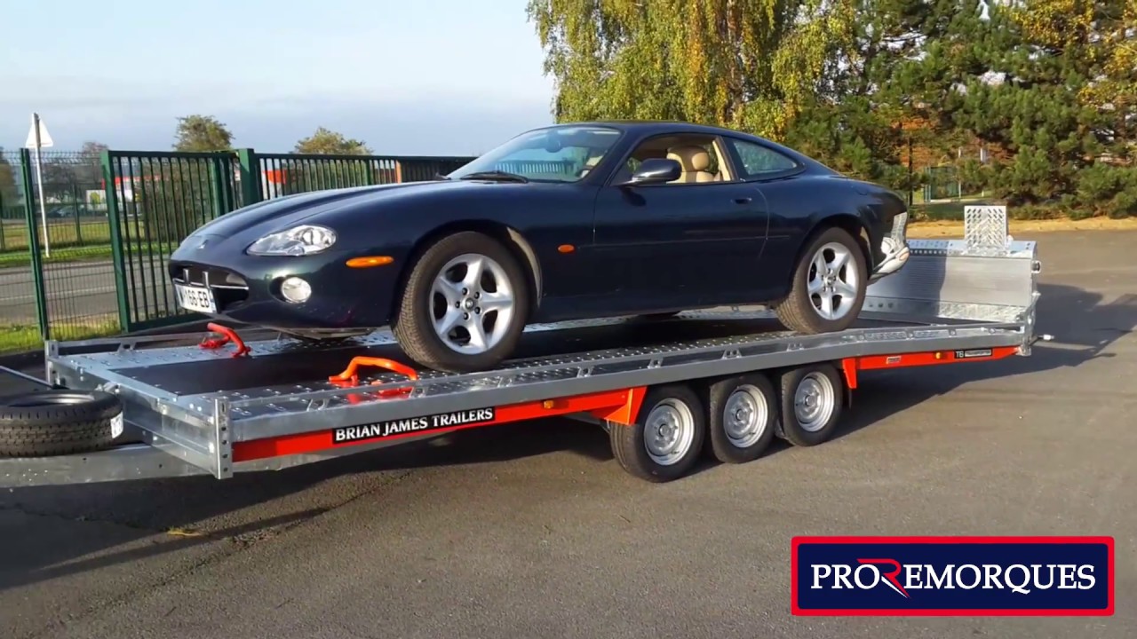 Remorque Porte-Voitures Professionnelle T4 T6 - BRIAN JAMES TRAILERS chez PROREMORQUES (Douai, 59)