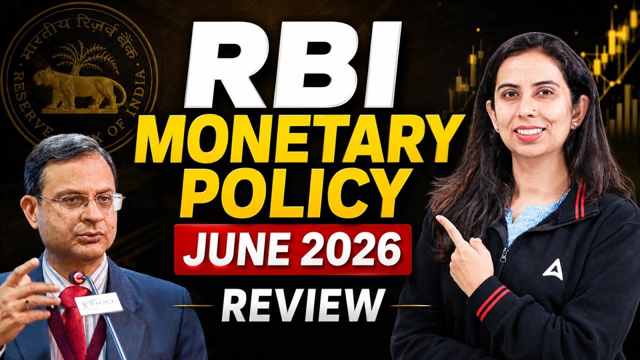 RBI Monetary Policy June 2026 Review | RBI Monetary Policy Highlights | By Ritika Chawla
