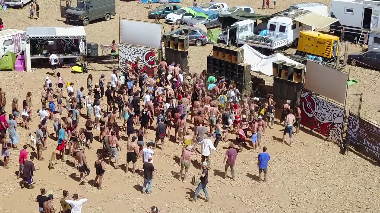 Teknival Teksud Reload vu par un drone - 11.14/08/2017