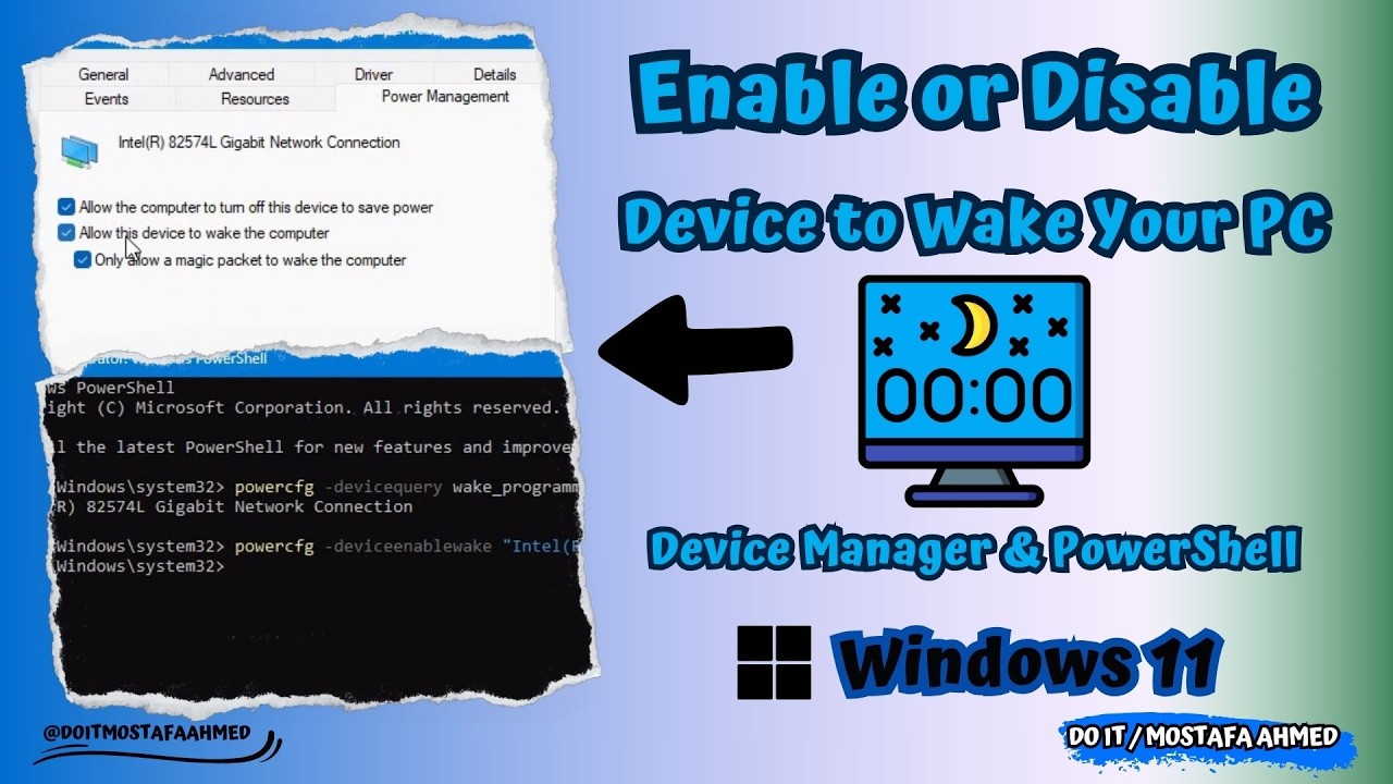 Enable or Disable Device to Wake Computer in Windows 11