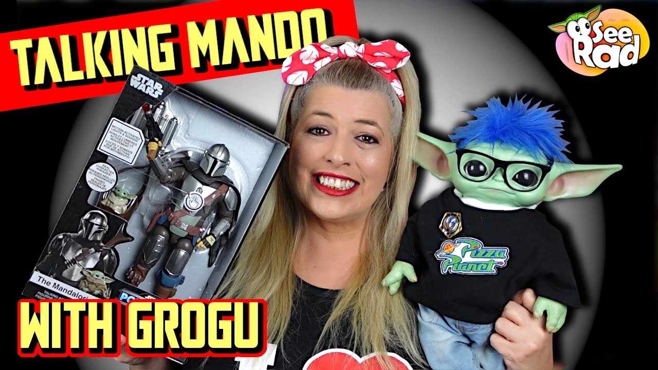 Star Wars Power Force TALKING MANDALORIAN W/ GROGU (Baby Yoda) Action Figure Set - UNBOXING & REVIEW