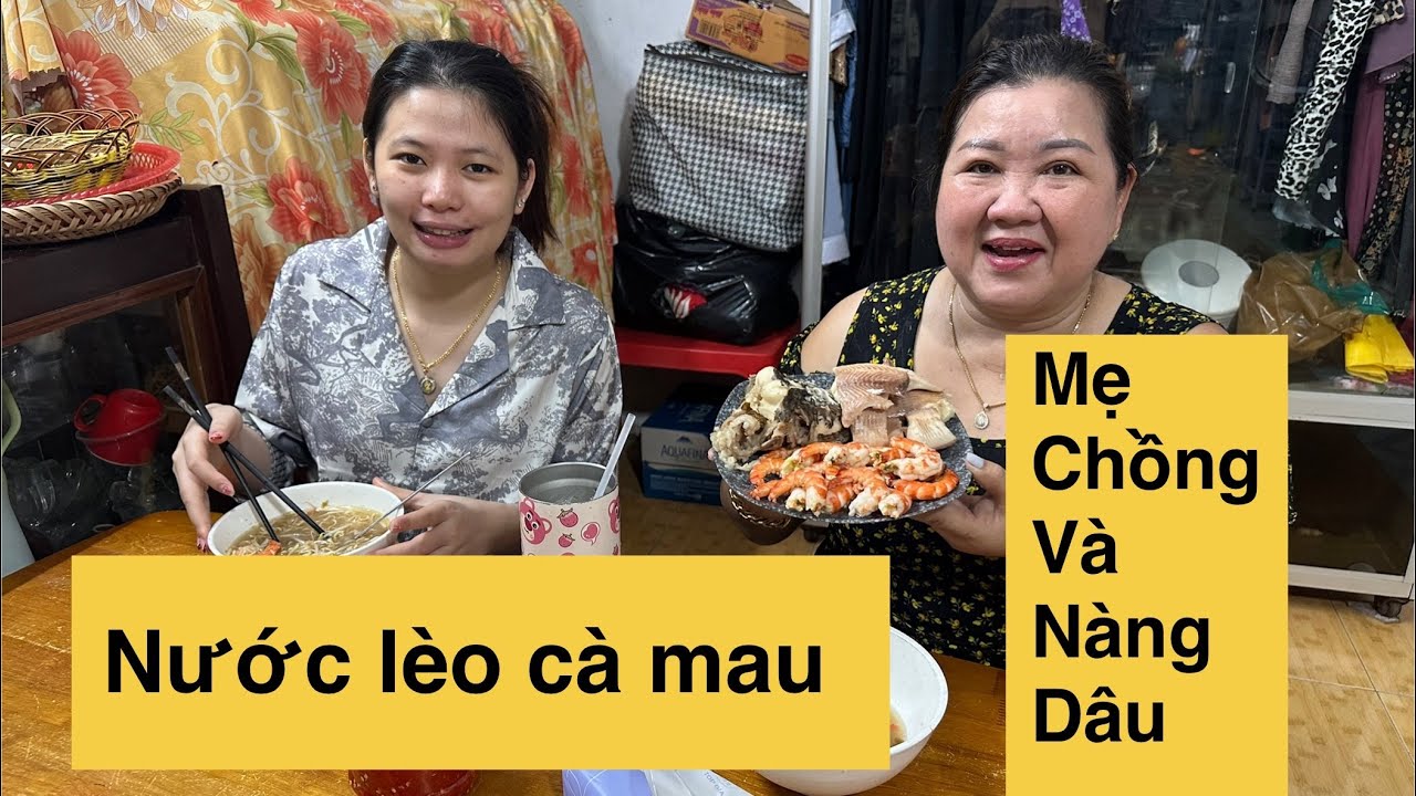 Nấu bún nước lèo mẹ chồng và nàng dâu báo
