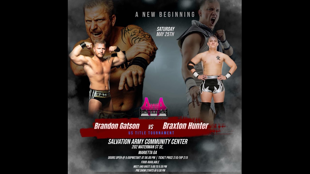 New beginning  - Speed and force  - Braxton hunter vs Brandon Gatson