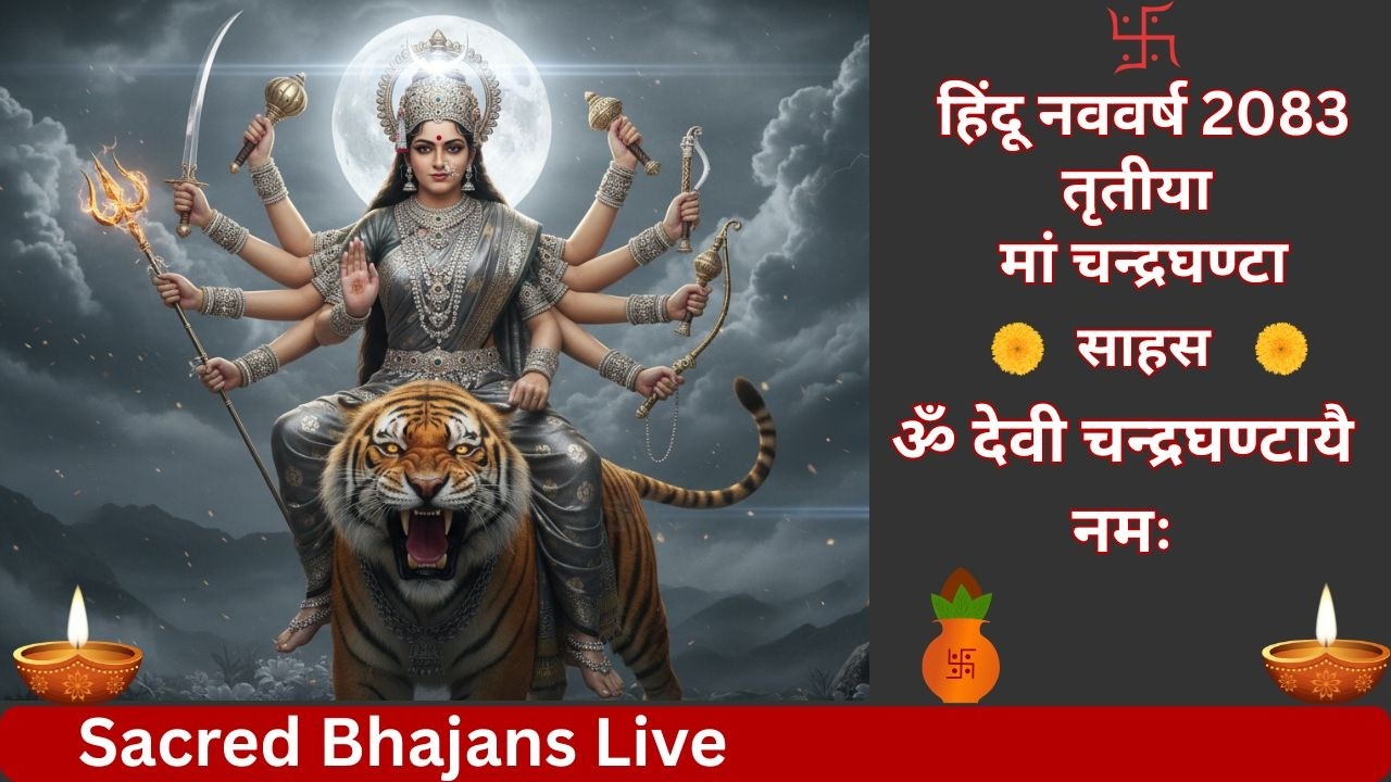 🙏Chaitra Navratri 2026 Day 3 | Maa Chandraghanta Mantra | Remove Fear & Negativity #navratri2026