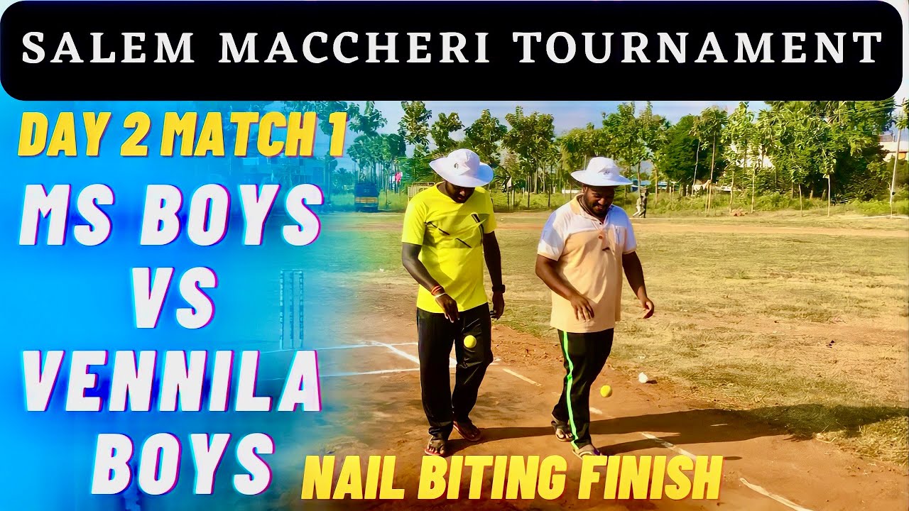 Cricket | Mecheri 50k Tournament | MS Boys Vs Vennila Boys | Day 2 Match 1 | ind vs sa Test #Ashes