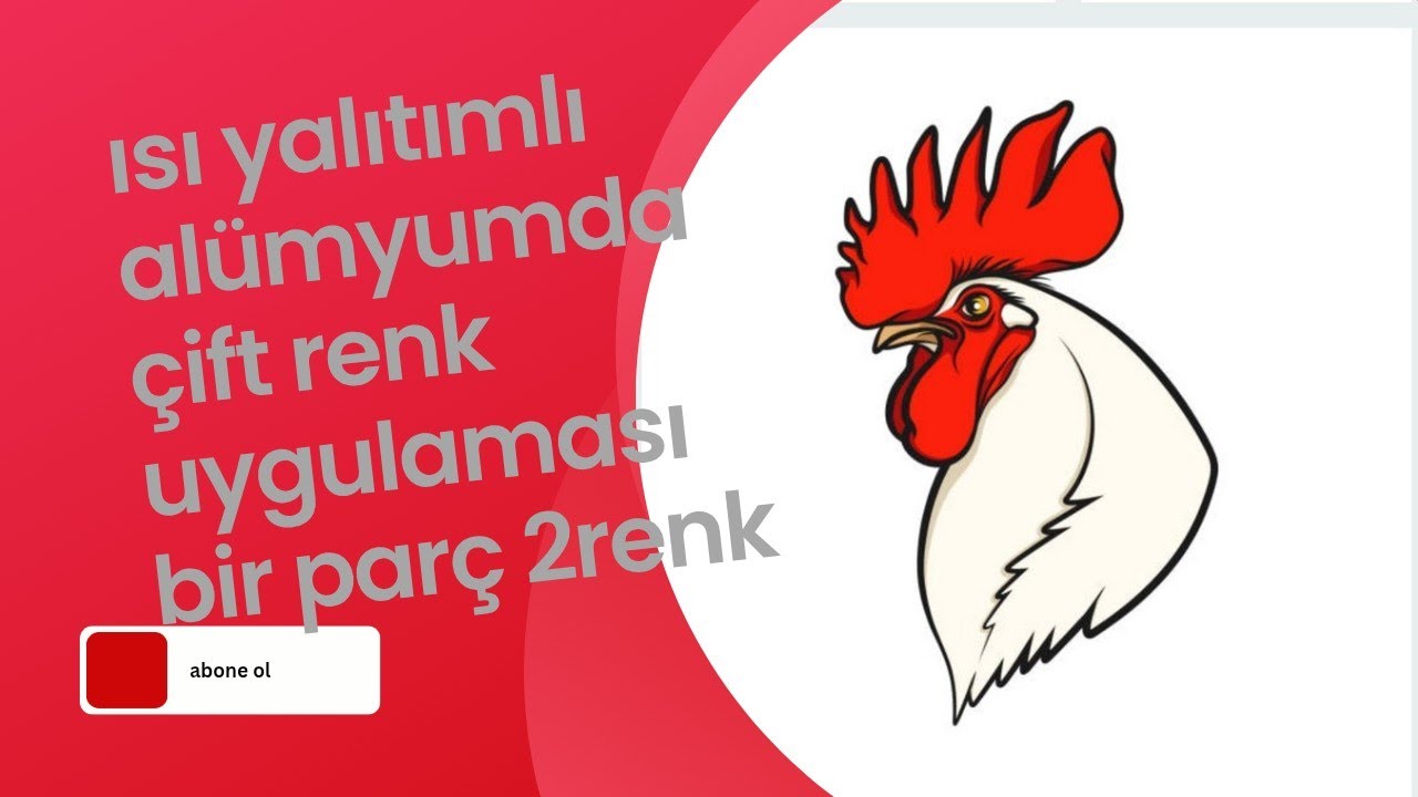 Alüminyum üzerinde çift renk uygulama. #işbirliği #çiftrenk #ral