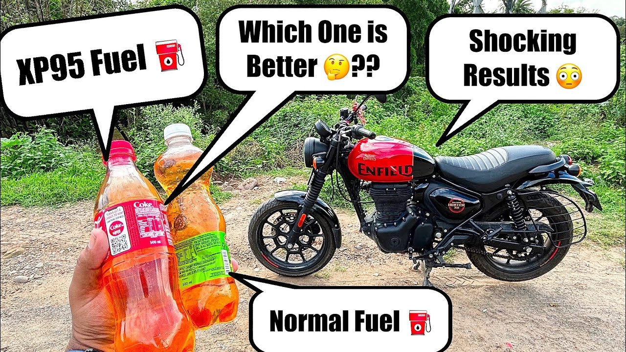 XP 95 VS Normal Fuel ⛽️ Mileage Test Which One is better 🤔?? || Shocking Results 😱😳 || Hunter350