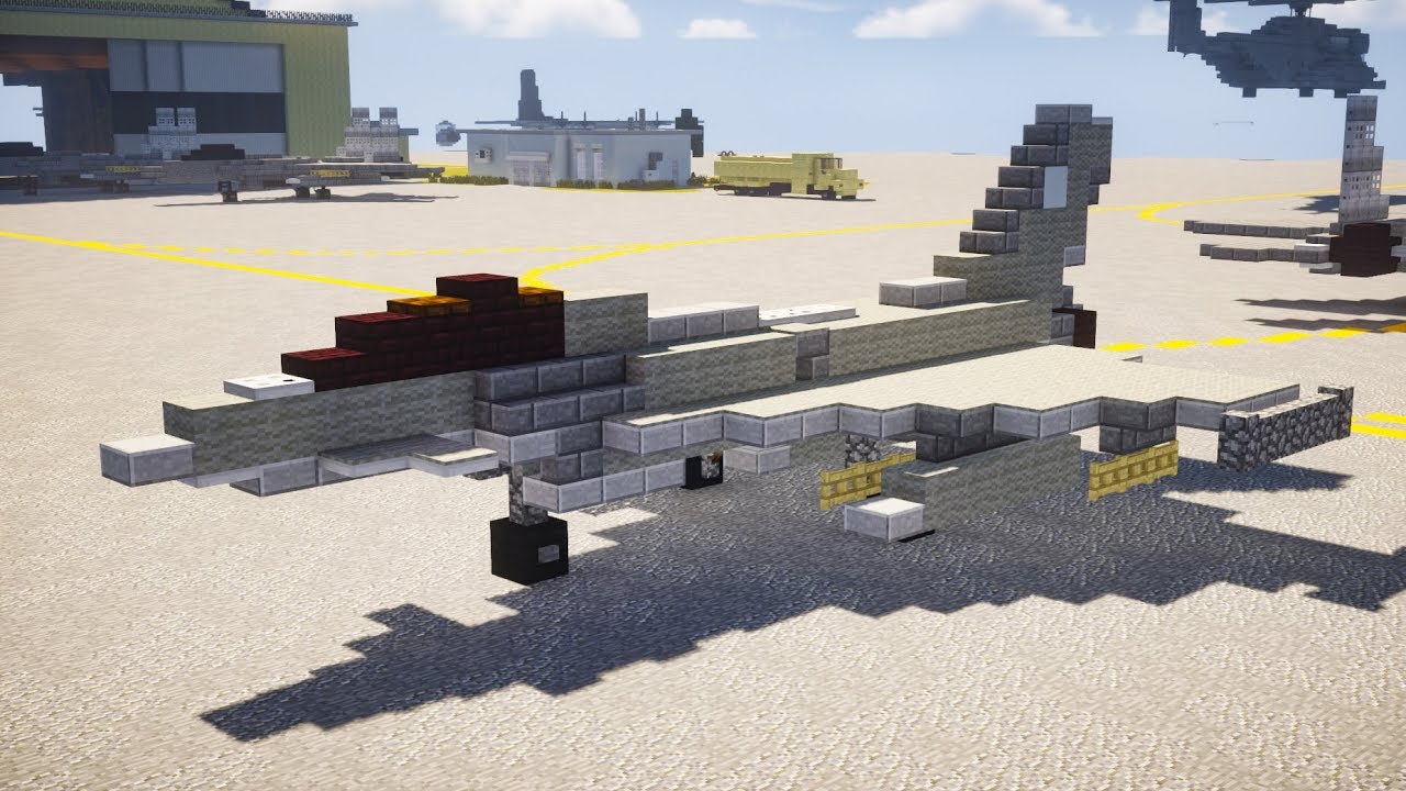 Обучающее видео по Minecraft Eurofighter Typhoon Fighter Jet