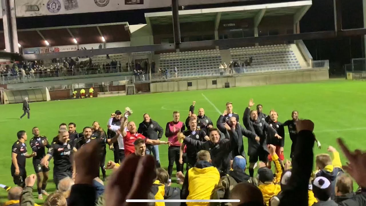 1e Nationale ⚽️; KSK Heist ⚔️ KSC Lokeren-Temse ⚽️: 1 - 2 🔥💪🏻😁🥳! ⚪️⚫️🟡❤️