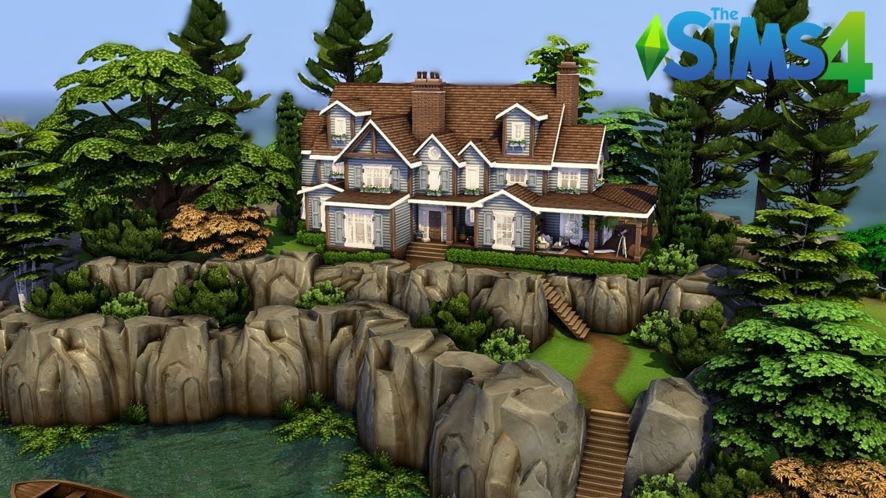 COASTAL HOME FOR 8 SIMS ✨NEW KIT GIVEWAY✨ The Sims 4 Stop Motion