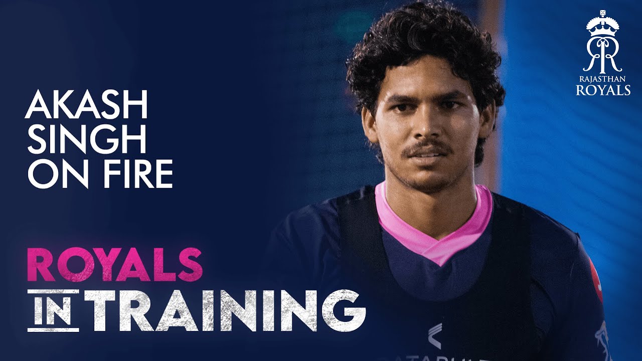 Akash Singh: Bowling in the nets