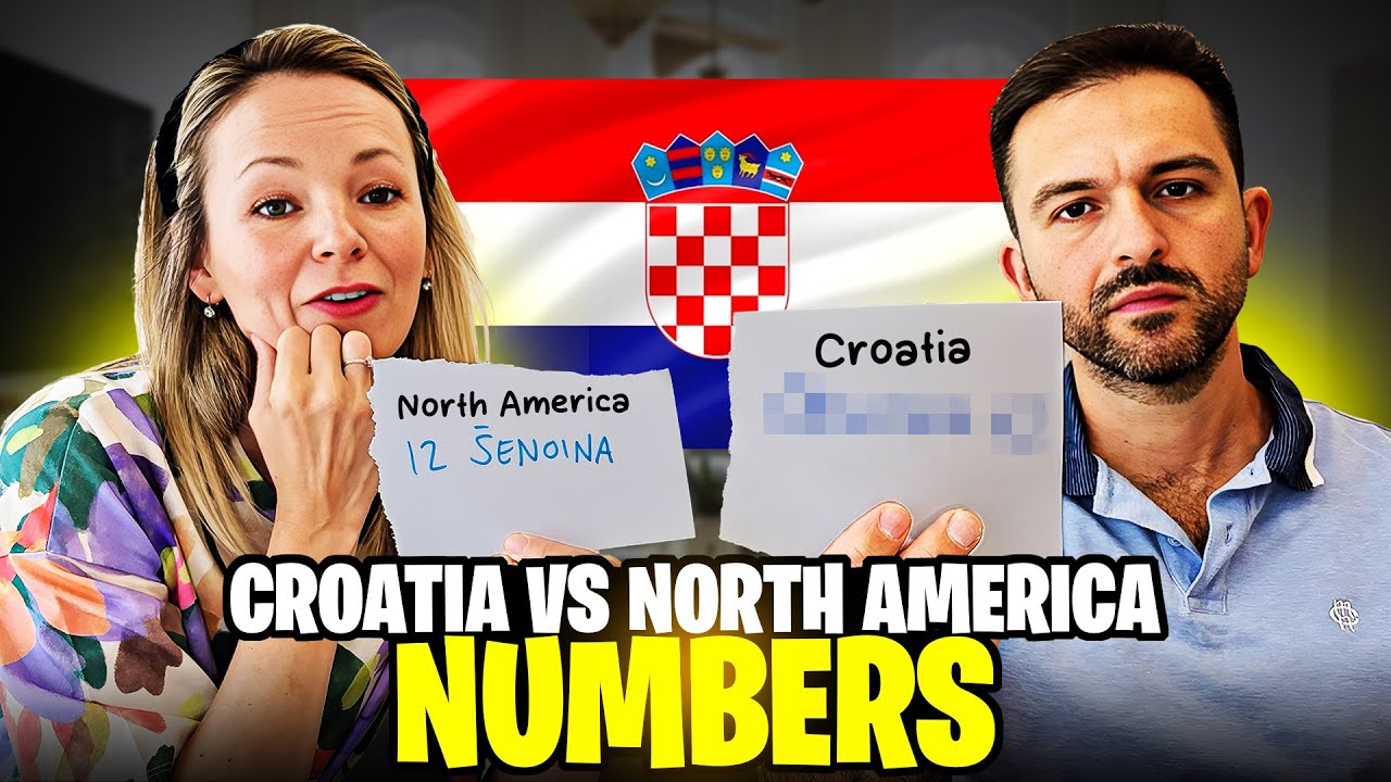 NORTH AMERICA vs. CROATIA! How NUMBERS are written and used DIFFERENTLY!