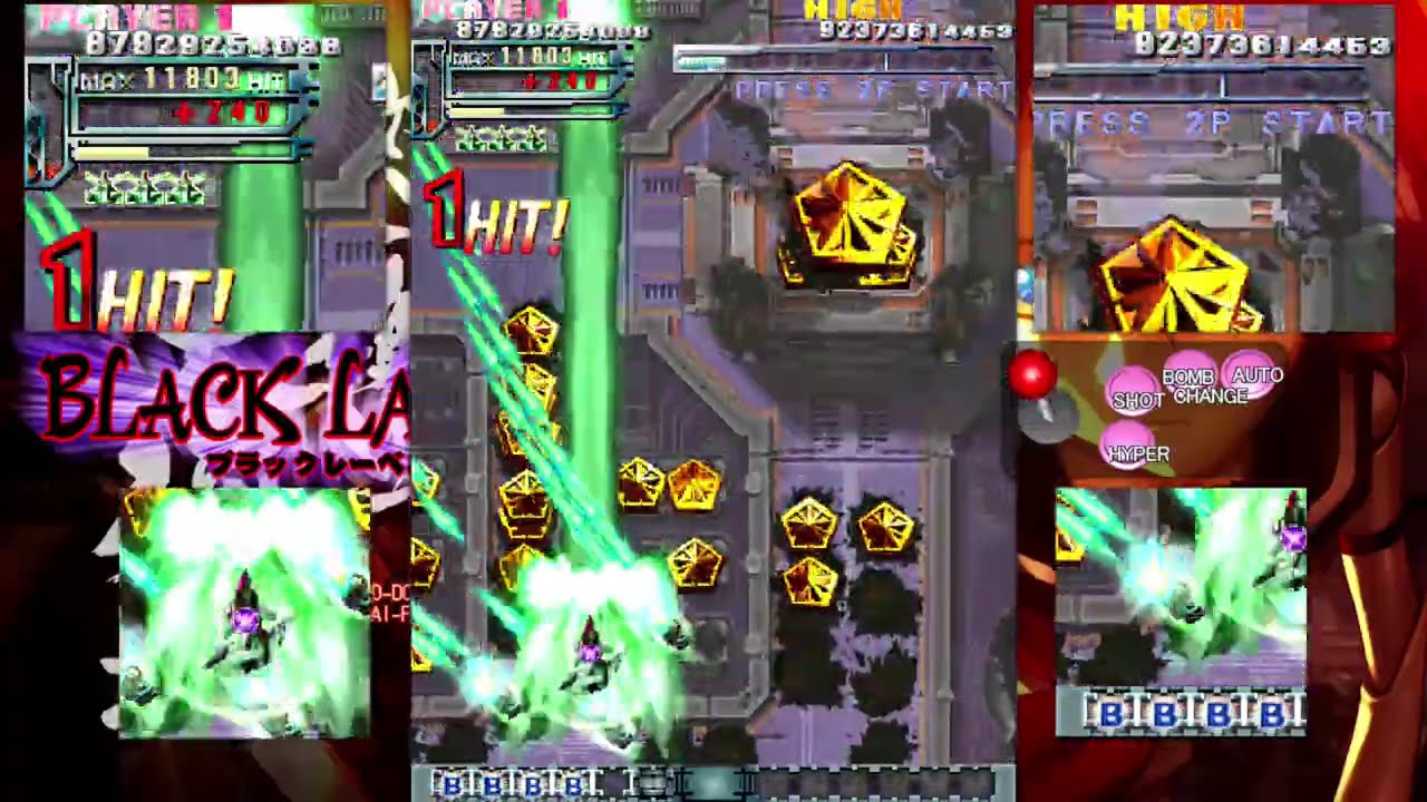 [Do-don-pachi Dai-fukkatsu] Black Label 1CC ALL Clear!!!!