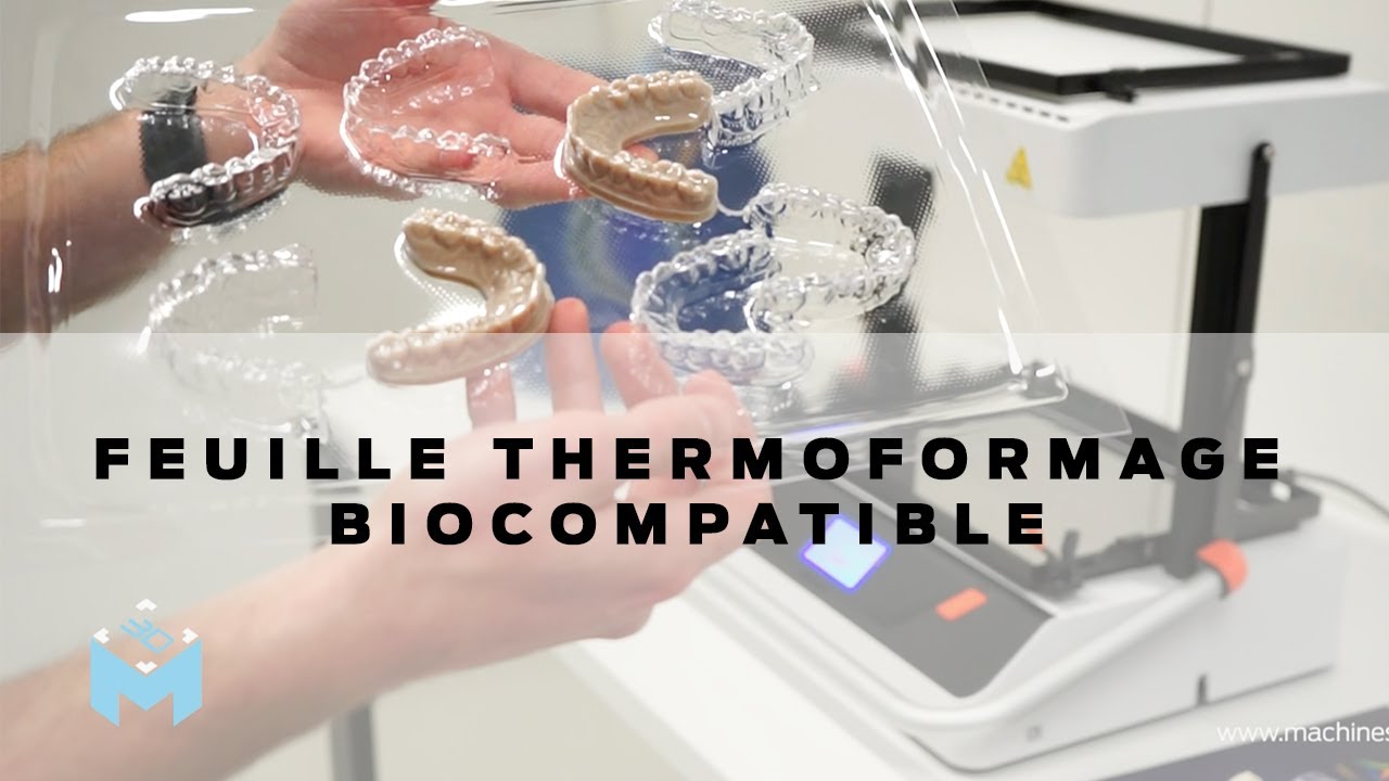 Feuille de thermoformage biocompatible