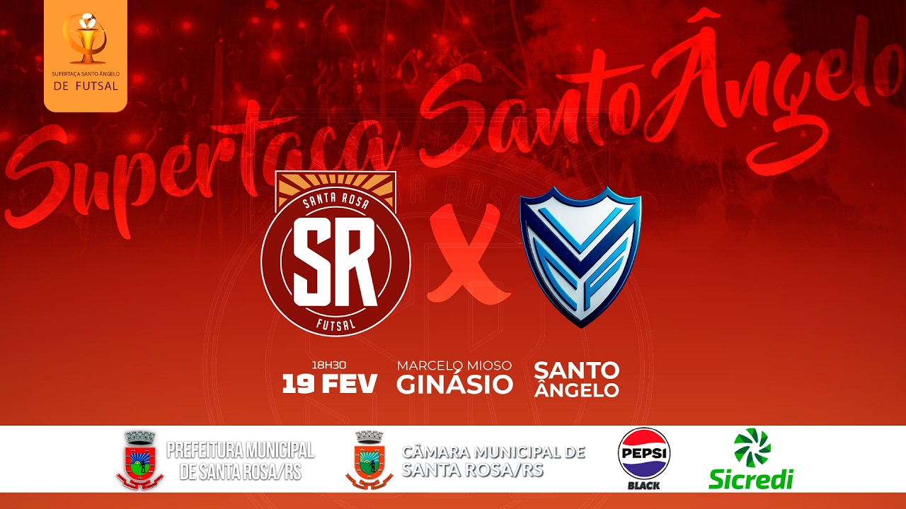 Santa Rosa Futsal 03 x 01 Vélez Camaquã • Supertaça Santo Ângelo 2026 - 2ª rodada