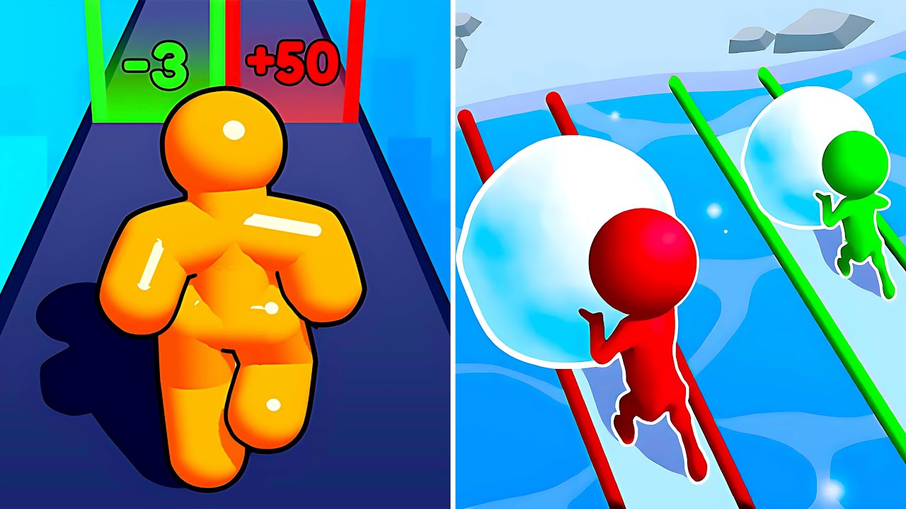 Tall Man Run 🆚 Snow Race 99999 Levels Walkthrough Gameplay EXM52