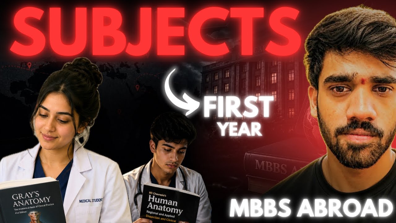 Subjects in First Year of MBBS Abroad🇷🇺 |MBBS Abroad 2026