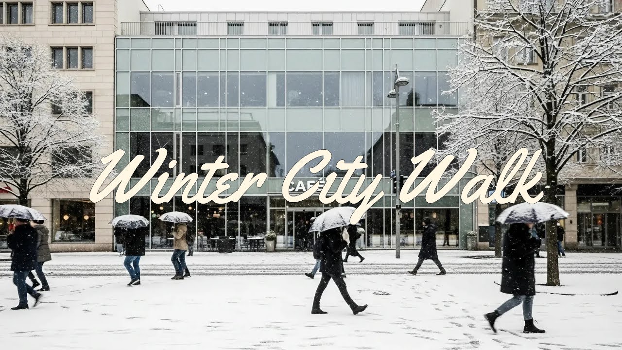 🎧𝑷𝒍𝒂𝒚𝒍𝒊𝒔𝒕/Winter City Walk❄️| Upbeat Lo-fi Beats for Winter City Strolls