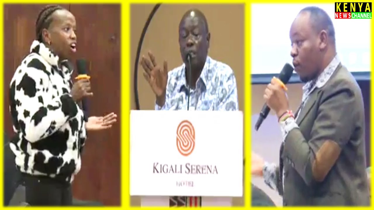 Gachagua asked TOUGH QUESTIONS by Kenyans in Kigali Rwanda